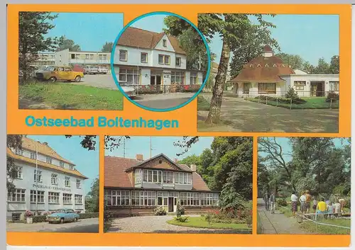 (92171) AK Ostseebad Boltenhagen, Mehrbildkarte, 1983