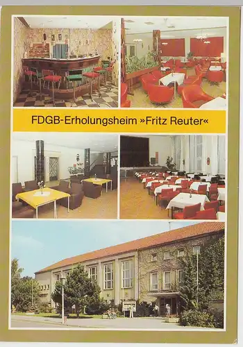 (92170) AK Ostseebad Boltenhagen, FDGB-Erholungsheim Fritz Reuter, 1988