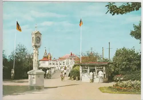 (91936) AK Seebad Ahlbeck, Seebrücke 1970