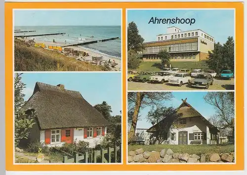 (91926) AK Ahrenshoop, Mehrbildkarte, 1988