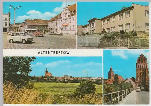 (91901) AK Altentreptow, Mehrbildkarte, 1975