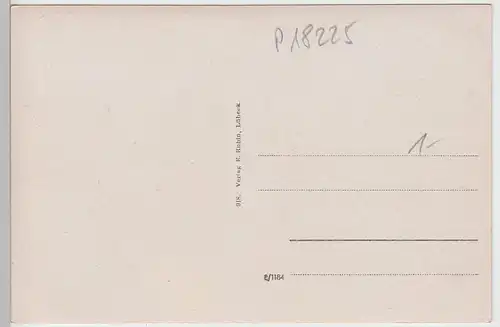 (90445) AK Ostseebad Kühlungsborn, Wellenschlag am Strande, vor 1945