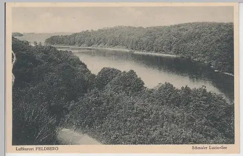 (87922) AK Feldberg (Mecklenburg), Schmaler Luzin-See, 1930