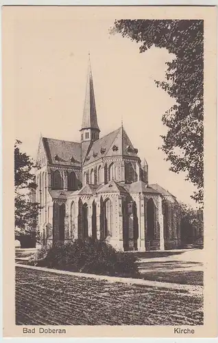 (87394) AK Bad Doberan, Kirche, vor 1945