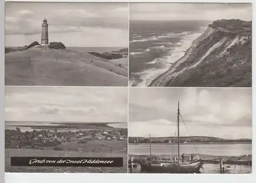 (86841) Foto AK Insel Hiddensee, Mehrbildkarte 1973