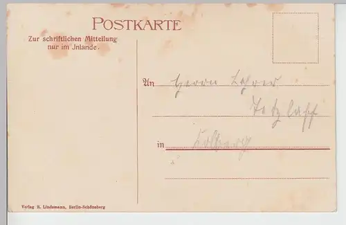 (84262) AK Partie an der Löcknitz, vor 1945