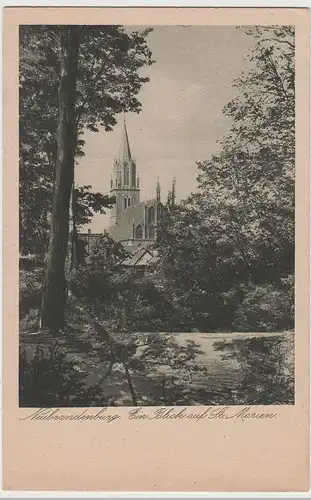 (80454) AK Neubrandenburg, St. Marienkirche, vor 1945