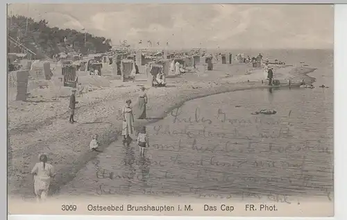 (78781) AK Ostseebad Brunshaupten, Das Cap, 1927