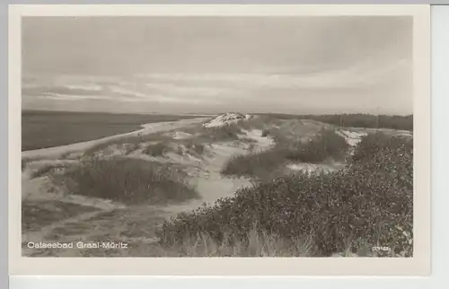 (67315) Foto AK Seeheilbad Graal-Müritz, Dünen 1955