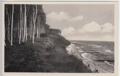 (52527) AK Kölpinsee, Loddin, Usedom, Steilufer, nach 1945