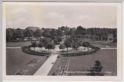 (48302) Foto AK Ostseebad Kühlungsborn, Hindenburgplatz, vor 1945