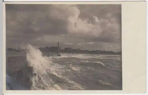 (2870) Foto AK Warnemünde, Küste, bis 1905