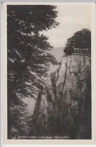 (28412) Foto AK Stubbenkammer, Königstuhl 1940er