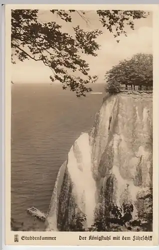 (28409) Foto AK Stubbenkammer, Königstuhl 1940