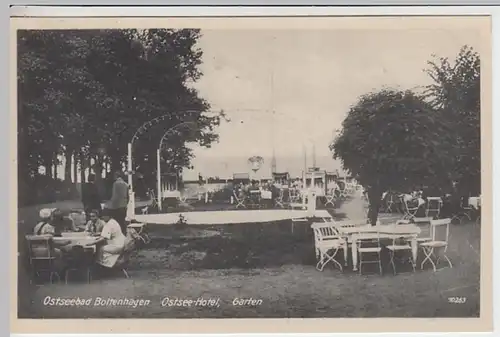 (25772) AK Boltenhagen, Ostseehotel, Garten, vor 1945
