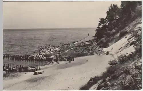 (13914) Foto AK Koserow, Usedom, Strand, Sonderstempel 1965
