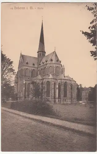 (113796) AK Bad Doberan, Kirche 1916
