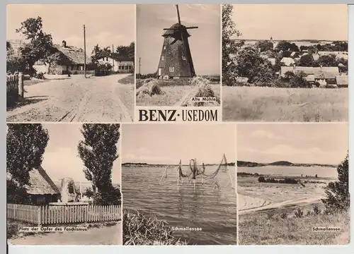(112778) Foto AK Benz a. Usedom, Mehrbildkarte 1966