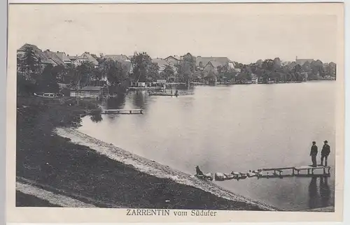 (111754) AK Zarrentin, Schaalsee, Blick vom Südufer 1908