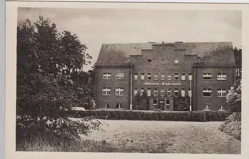 (106913) Foto AK Ostseebad Lubmin, Elisabeth Kinderheim, vor 1945