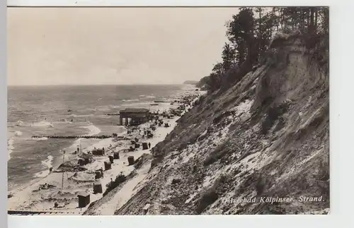 (106639) Foto AK Ostseebad Kölpinsee a. Usedom, Strand, 1935