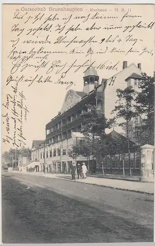 (105974) AK Ostseebad Brunshaupten, Kurhaus 1912