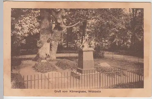 (103101) AK Wöbbelin, Körnergrab, vor 1945