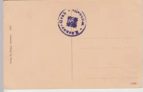 (103101) AK Wöbbelin, Körnergrab, vor 1945