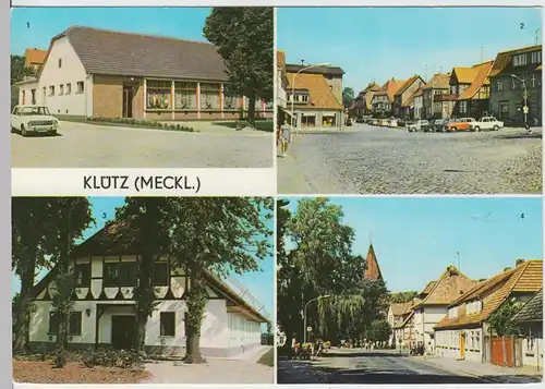 (102854) AK Klütz, Meckl., Mehrbildkarte, Gaststätte Klützer Eck, Wismarsche Str