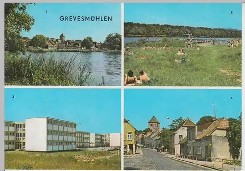 (102499) AK Grevesmühlen, Mehrbildkarte 1975