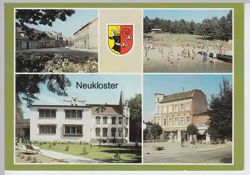 (102160) AK Neukloster, Mehrbildkarte 1990