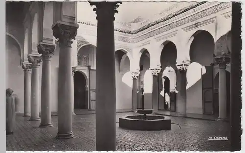 (53298) Foto AK Tanger, Cour interieure de la Kasbah