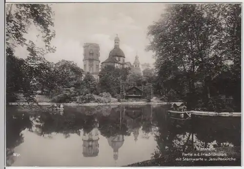 (5084) Foto AK Mannheim, Friedrichspark, Sternwarte, vor 1945