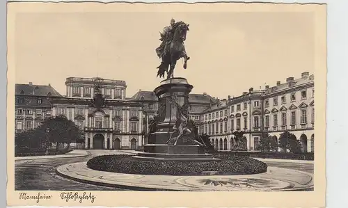 (101524) AK Mannheim, Schlossplatz, vor 1945