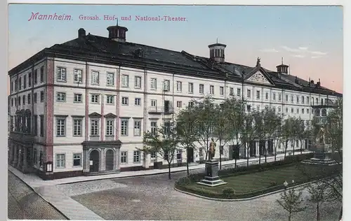 (101331) AK Mannheim, Hof- und Nationaltheater, vor 1945