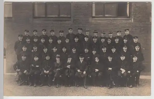 (84362) orig. Foto Bergleute in Uniform, Gruppenbild, vor 1945