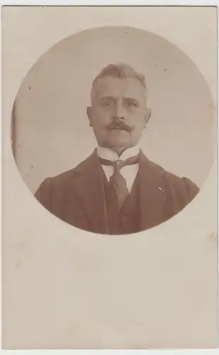 (73242) orig. Foto Poträt eines Herrn, vor 1945