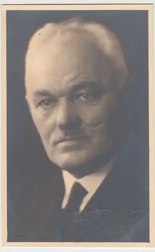 (52223) orig. Foto Porträt älterer Herr, Fotograf Halle a.d.S., vor 1945