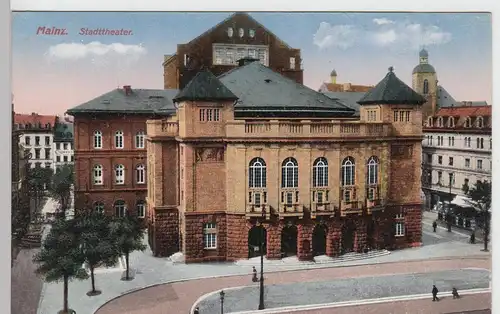(91317) AK Mainz, Stadttheater, 1922