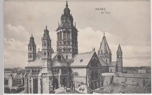 (91305) AK Mainz, Dom, 1908