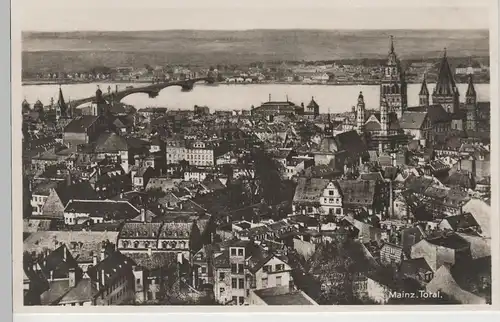 (79116) Foto AK Mainz, Total, vor 1945