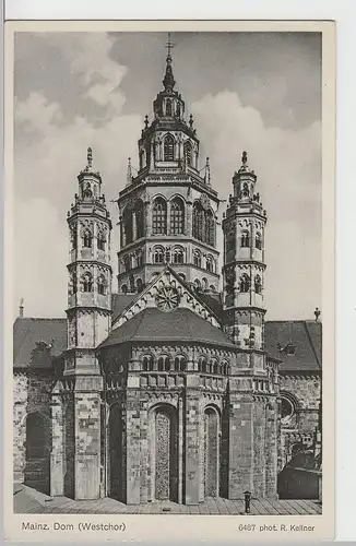 (69809) AK Mainz, Dom, Westchor, vor 1945