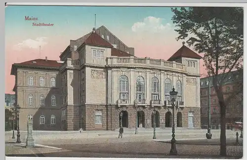 (63481) AK Mainz, Stadttheater, vor 1945