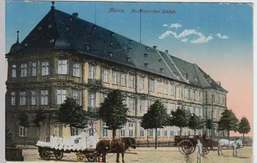 (4745) AK Mainz, Schloss, Feldpost 1916