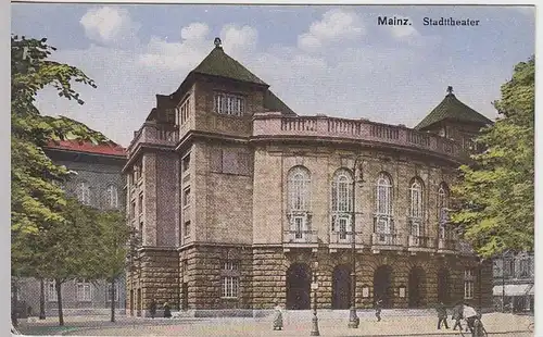(37173) AK Mainz, Stadttheater, 1918