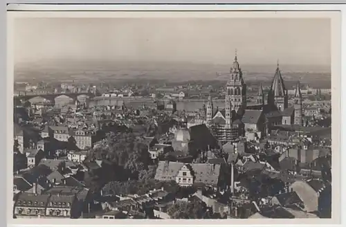 (25766) Foto AK Mainz, Stadtansicht, Dom 1931