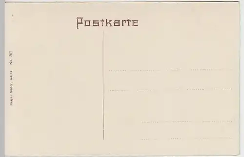 (21345) AK Gruß aus Mainz, Straßenbrücke, vor 1945