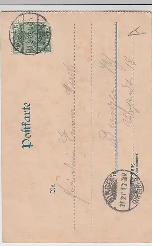 (111152) Künstler AK Mainz, Dom, Westseite, aus Kartenheft, 1901