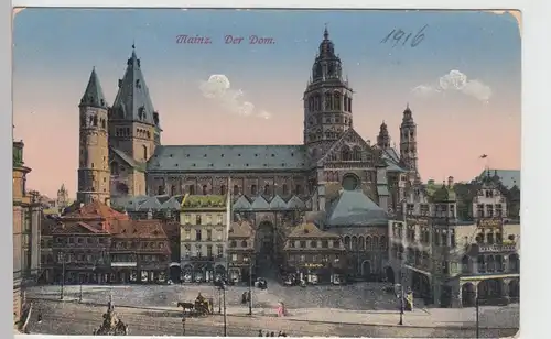 (111140) AK Mainz, Dom 1916