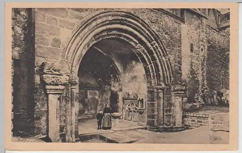 (111126) AK Mainz, Portal am Eisernen Turm, 1919